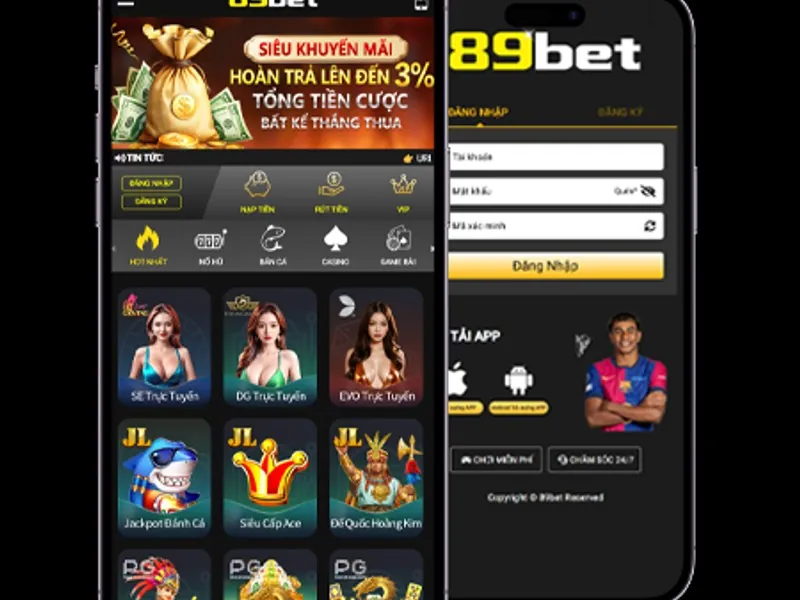 Giao diện đăng ký và tải ứng dụng 188BET trên điện thoại
