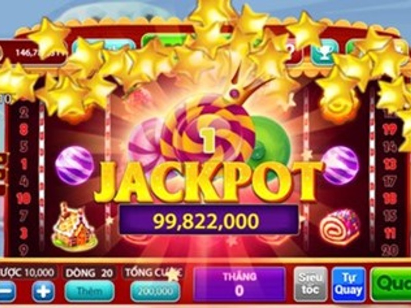 Hình ảnh game Slots với biểu tượng tiền thưởng