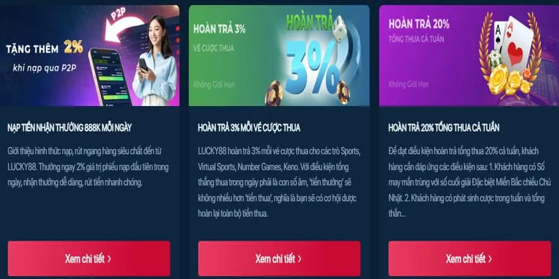 Tổng hợp các trò chơi đa dạng có tại Bet188: thể thao, casino, nổ hũ, bắn cá.